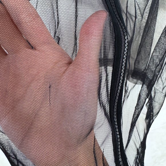 TOV Los Angeles “Unapologetic Chic” Black Tulle Top - Picture 5 of 5